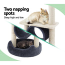 i.Pet Cat Tree 76cm Scratching Post Tower Scratcher Condo House Hanging toys-5