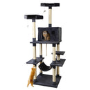 i.Pet Cat Tree 184cm Tower Scratching Post Scratcher Wood Trees Condo Bed House-1