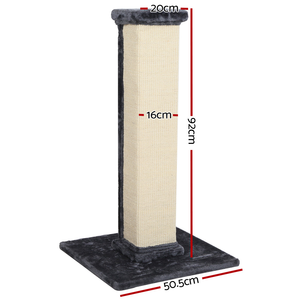 i.Pet Cat Tree 92cm Scratching Post Tower Scratcher Wood Condo Bed House Trees - 0