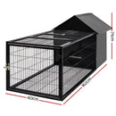 i.Pet Rabbit Cage Hutch 162x60cm Enclosure Metal-2