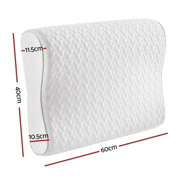 Giselle Memory Foam Pillow Contour Neck - 0