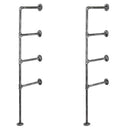 Artiss Floating DIY Pipe Shelf Metal Brackets Set of 2-4