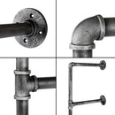 Artiss Floating DIY Pipe Shelf Metal Brackets Set of 2-5