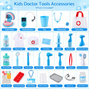Keezi Kids Doctor Play Set Pretend Dentist Play Set Toy Medical Kits 30PCS-10