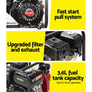 Giantz 2inch High Flow Water Pump - Black & Red-5