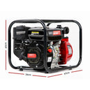 Giantz Petrol Water Pump, 2" 7HP Max High Flow Transfer Fire Fighting Pumps Rain Tank Oil Irrigation Garden Farm Pond Outdoor Irrigations, with Hose Fittings Inlet Filter Rubber Feet Black Red-3