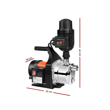 Giantz 800W High Pressure Garden Water Pump with Auto Controller - 0
