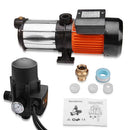 Giantz 1800W Max 5-Stage Garden Water Pump High Pressure Irrigation Booster Pump, Automatic Multi-Stage External Sprinkler Pump for Rainwater Tank Transfer, Home Farm Lawn, Black-8
