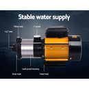 Giantz Garden Water Pump High Pressure 2000W Max 5-Stage Tank Irrigation Transfer Booster Pump Black-3