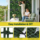 Gardeon 4PCS Artificial Plant Wall Panels 40X60CM Boxwood Panel Hedge Grass Backdrop Backyard Green Decor-5