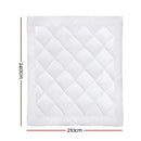 Giselle Bedding 700GSM Microfibre Bamboo Quilt King-7