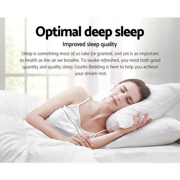 Giselle Bedding 700GSM Microfibre Bamboo Quilt Super King - 0