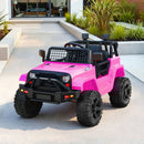 Rigo Kids Electric Ride On Car Jeep Toy Cars Remote 12V Pink-1