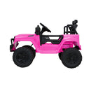 Rigo Kids Electric Ride On Car Jeep Toy Cars Remote 12V Pink-3