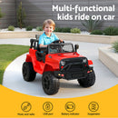 Rigo Kids Electric Ride On Car Jeep Toy Cars Remote 12V Red-4