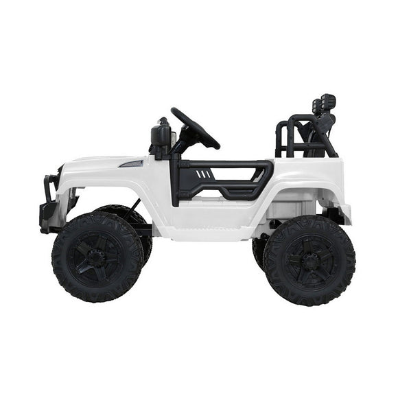 Rigo Ride On Car Kids Electric Ride On Cars Kids Jeep 12V White