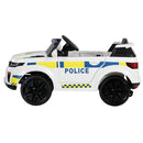 Rigo Kids Electric Ride On Patrol Police Car Horn Music Remote White-3