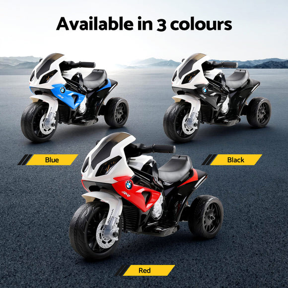 Kids Electric Ride On Car Police Motorcycle Motorbike BMW Licensed S1000RR Red