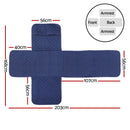 Artiss Recliner Chair Cover 100% Water Resistant Navy-2