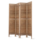 Artiss 4 Panel Room Divider 160x170cm Screen Privacy Wood Foldable Stand Oak-5