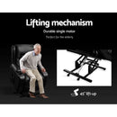 Artiss Recliner Chair Lift Assist Heated Massage Chair Leather Rukwa-5