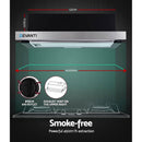 Devanti 600mm Range Hood 60cm Slide out Rangehood Stainless Steel-3
