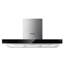 Devanti 900mm Range Hood 90cm Rangehood Glass Stainless Steel-7