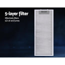 Devanti 520mm Range Hood 52cm Rangehood Stainless Steel-6