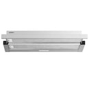 Devanti 900mm Range Hood 90cm Slide out Rangehood Stainless Steel-3
