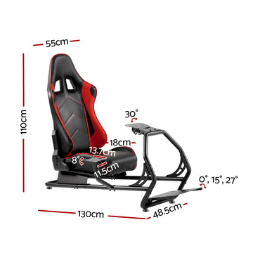 Artiss Racing Simulator Cockpit - 0
