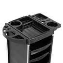 Embellir Salon Trolley Cart Spa Beauty Rolling Tray Hairdressing Storage 6 Tiers-4