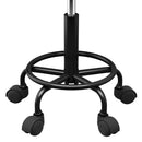Artiss Salon Stool Square Swivel Chair Black-4