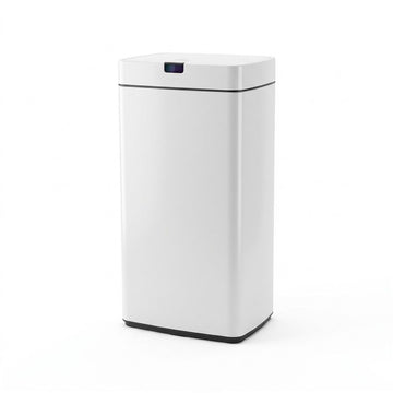 Devanti 45L Motion Sensor Bin Rubbish Automatic White - 0