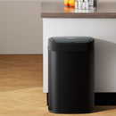 Devanti 50L Sensor Bin Motion Rubbish Automatic Black-8