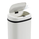 Devanti 50L Sensor Bin Motion Rubbish Automatic White-4