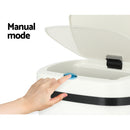 Devanti 50L Sensor Bin Motion Rubbish Automatic White-5