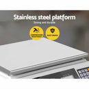 Emajin Scales Digital Kitchen 40KG Weighing Scales Platform Scales White LCD-4