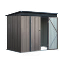 Giantz Garden Shed 2.31x1.31M Sheds Outdoor Storage Tool Metal Workshop Shelter Double Door-1
