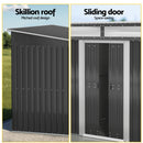 Giantz Garden Shed Outdoor Storage 2.60x1.95M Tool Sheds Workshop House Shelter-6