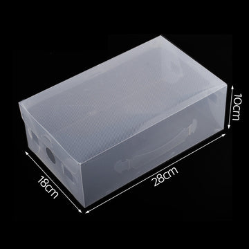 Artiss 40X Shoe Box Storage Clear Case Foldable Stackable - 0