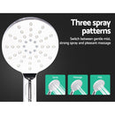 Cefito 9'' Rain Shower Head Set Handheld Round High Pressure Chrome-5