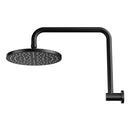 9'' Rain Shower Head Overhead High-pressure Swivel Black-3