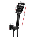 Handheld Shower Head Holder 3.1'' High Pressure Black-2