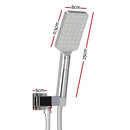 Handheld Shower Head Holder 3.1'' High Pressure Silver-2