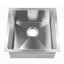 Cefito Kitchen Sink 51X45CM Stainless Steel Basin Single Bowl Silver-3