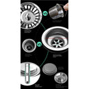 Cefito Kitchen Sink 60X45CM Stainless Steel Basin Single Bowl Silver-5