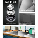 Cefito Kitchen Sink 86X44CM Stainless Steel Basin Double Bowl Silver-7