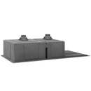 Cefito Kitchen Sink 100X45CM Stainless Steel Basin Double Bowl Nano Black-4