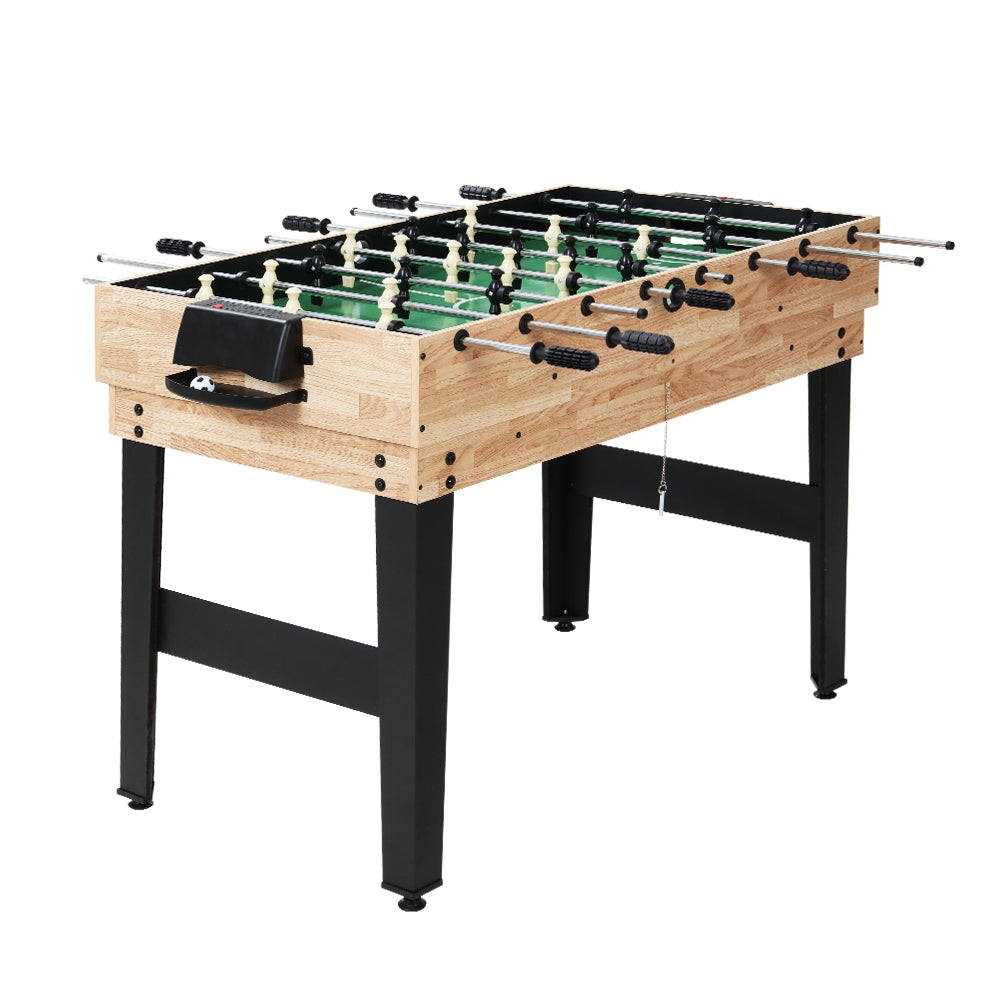 10-in-1 Games Table Soccer Foosball Pool Table Tennis Air Hockey Chess Cards - 0