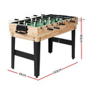 10-in-1 Games Table Soccer Foosball Pool Table Tennis Air Hockey Chess Cards-4